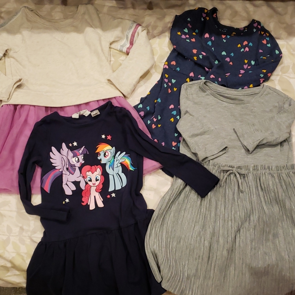 4 dresses
